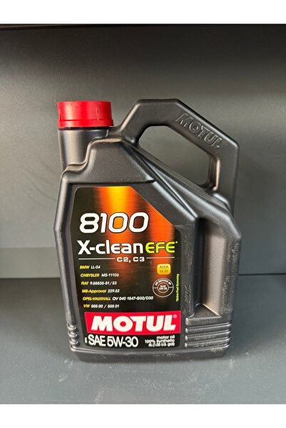Motul 8100 X-clean Efe 5w-30 4Lt-Benzin - 1.Sınıf Kalite