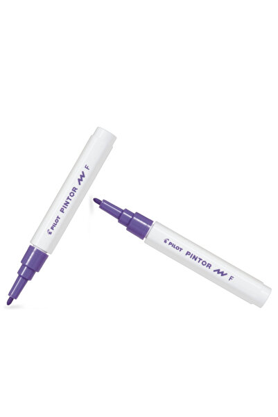 Pilot Pintor (F) Round Tip Purple (Two Pieces)