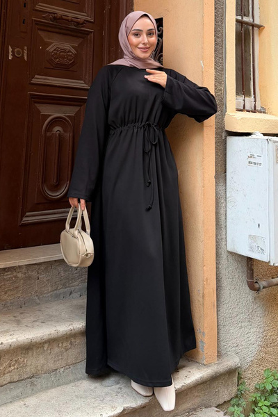 benguen Hijab Dress Z5711 Black