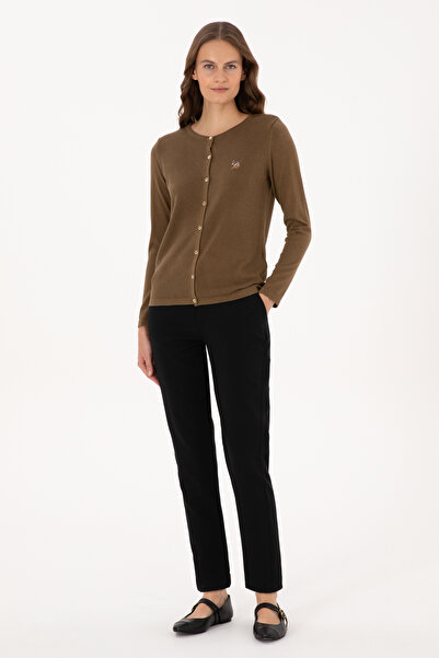 U.S. Polo Assn. Women's Black Canvas Pants 50309259-Vr046