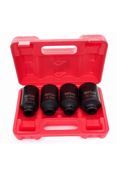 Kraft Chei tubulare impact 34-41mm, hexagonale, 12 colturi, 4 piese,