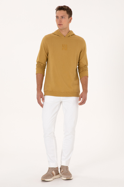 U.S. Polo Assn. Men's Mustard Sweatshirt 50315493-Vr151