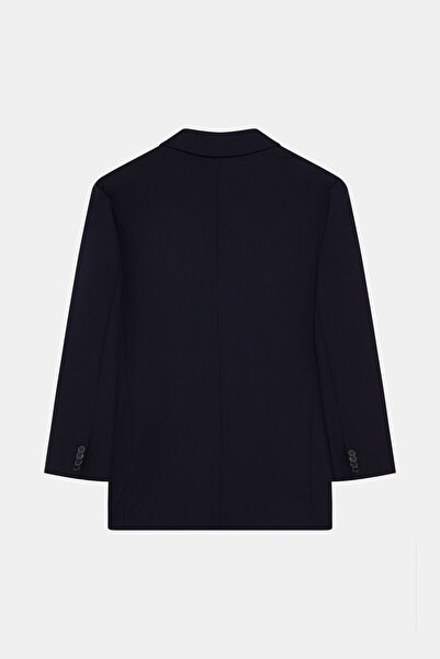 W Collection Dark Blue Buttoned Jacket