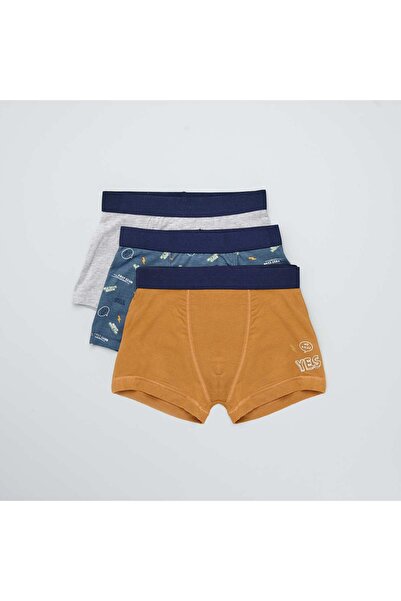 KİABİ Pack of 3 pairs of boxer shorts BLUE