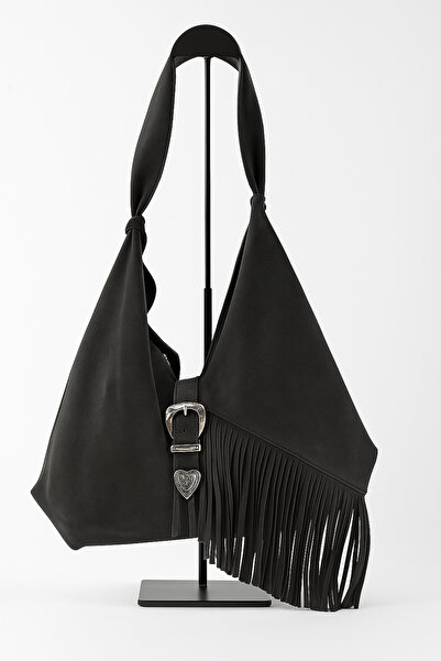 HBS Bag 100% Genuine Leather Black Shoulder Bag