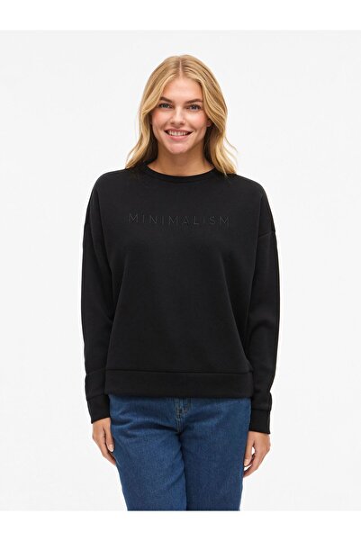 VILA Sweatshirt VIREFLECT Rundhals