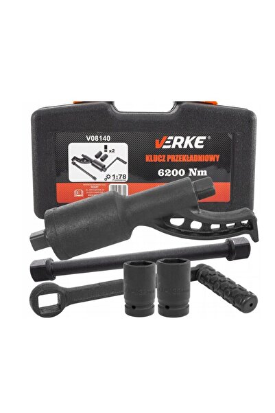 VERKE Reductor forta camion 6200 Nm, pentru prezoane si suruburi,