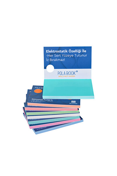 POLABOOK Electrostatic Turquoise Smart Note Paper 7X10Cm - 100 Sheets