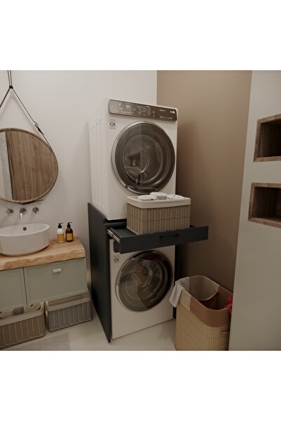 şirinev mobilya DSC MODULER ÇEKMECELİ ÇAMAŞIR VE KURUTMA MAKİNASI DOLABI ALT ...