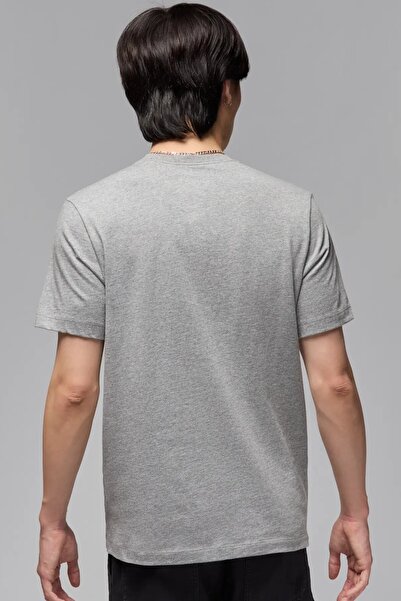 Nike Jordan Air Tee SS Crew Grey Ανδρικό μπλουζάκι από βαμβάκι γκρι