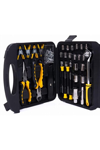 Kraft Universal folding tool kit, 117 pieces, made of chrome-vanadium steel,