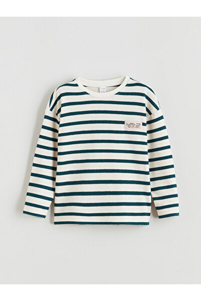 LC Waikiki Ανδρικό μπλουζάκι με ρίγες Vision New Season Crew Neck