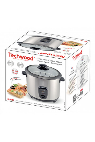 Techwood Rice and steam cooker TCRV-1821i, 1.8L, Keep Warm, 700W