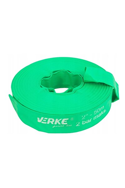 VERKE Firefighter type rubber water hose 2 bars, 2"50 metersVerke