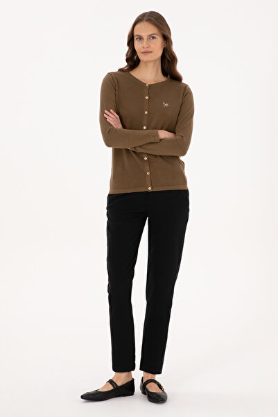 U.S. Polo Assn. Women's Black Canvas Pants 50309259-Vr046