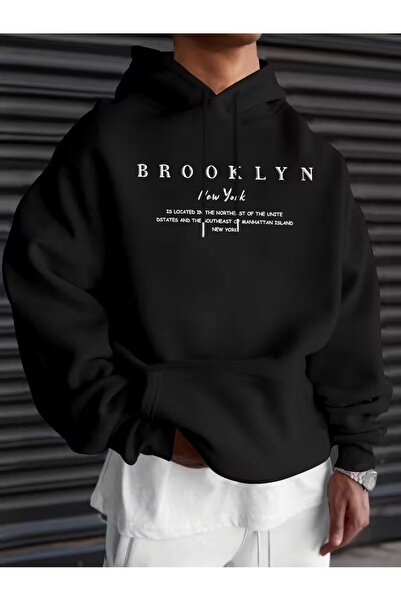 ship master سويت شيرت للجنسين بغطاء رأس مصنوع من قماش ثلاثي الخيوط مريح بتصمي...