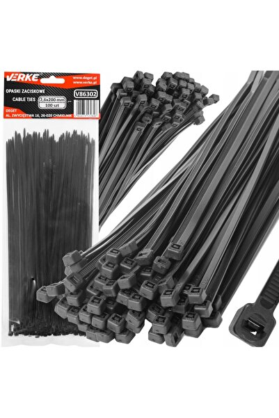 VERKE Car clamp set, mouse type, 2.6 mm 100 pieces,