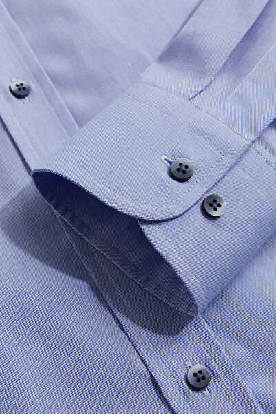 W Collection MAVİ UZUN KOLLU GÖMLEK