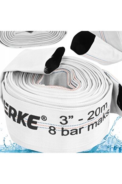 VERKE Furtun tip pompieri panzat 3" 20 metri