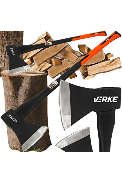 VERKE Universal carpentry axe, rubberized fiberglass handle, 1.6 kg