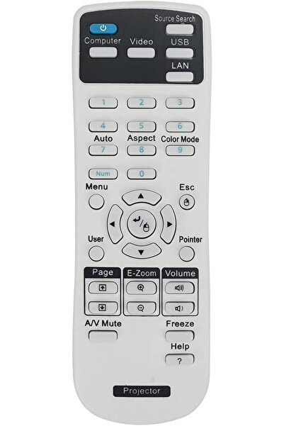 ALLIMITY Remote Control Compatible with Epson Projectors EB-520 EB-525W EB-530 EB-535W