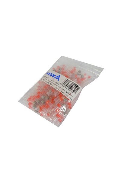 ASTA Set of 100 heat shrink connectors with tin ring,