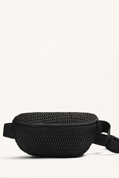 Oysho Dolgulu dokulu bel çantası