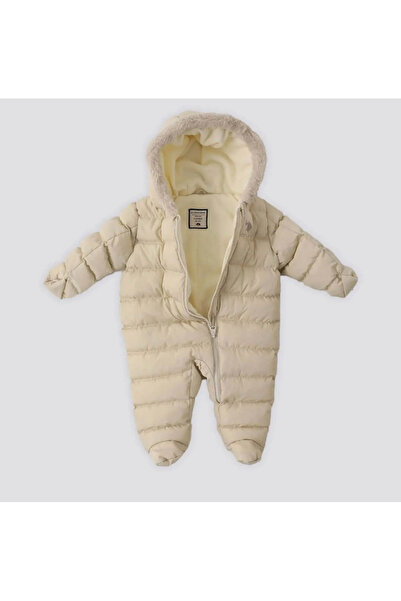 U.S. Polo Assn. Bej Bebek Kışlık Tulum