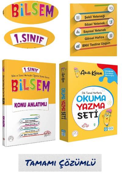 Editör Yayınevi Editör Yayınları 1. Sınıf Bilsem Konu Anlatımlı+Giriş Yayınla...