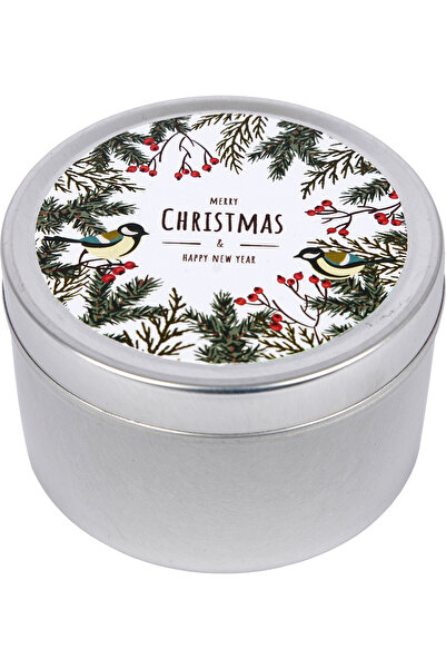 Mueller kerzen scented candle in metal cup almond