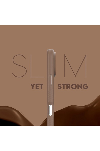 CARE by PanzerGlass® Θήκη για iPhone 17 Pro Max, Μοντέρνα θήκη, Αντιολισθητική, Αντιδακτυλική, Καφέ