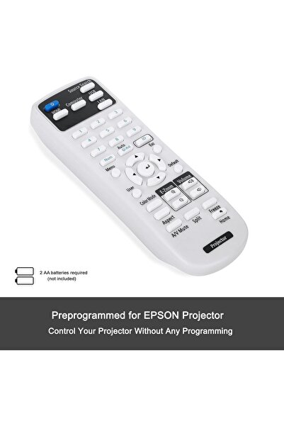 Generic Projector Remote Control 2198635 for Epson Projectors - Litance