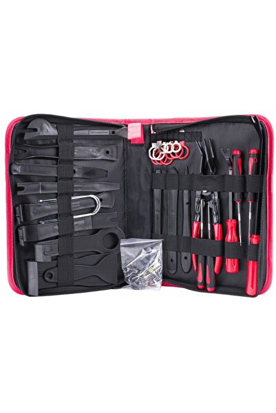 Red Technic Automotive upholstery puller set, 43 pieces,