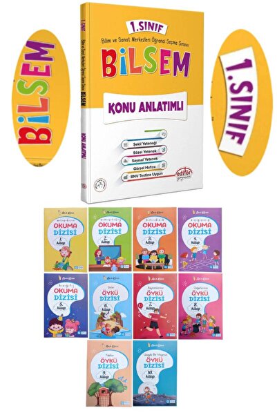 Editör Yayınevi Editör Yayınları 1. Sınıf Bilsem Konu Anlatımlı+1. Sınıf Okum...