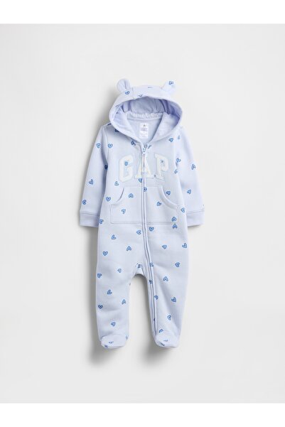 GAP Bebek Mavi Logo Desenli Tulum