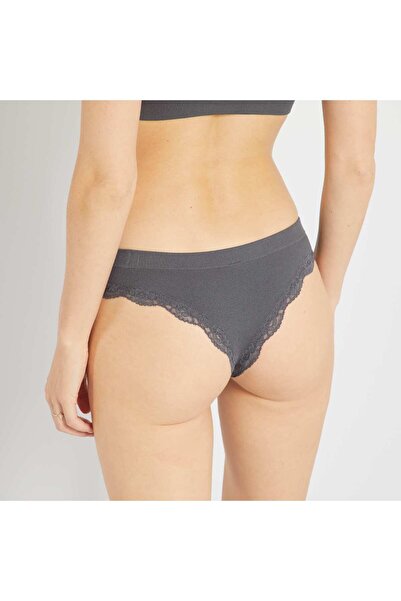 KİABİ Pack of 2 seamless tanga briefs BEIGE