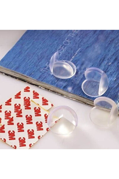 Empria Σετ 4 προστατευτικών γωνιών, στρογγυλά, ματ σιλικόνης, 3x2,3x2,0 εκ.