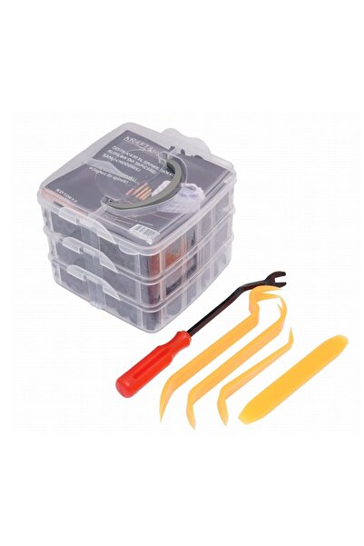 Kraft Car clamp set, with remover and extractors, 630 pieces,