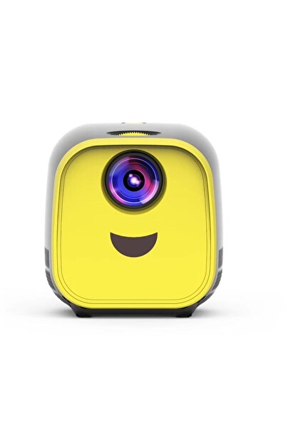 OEM Mini LED Portable Projector with Speaker, Black