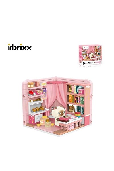Nilly Toys P885006 Panlos Cat Makeup Room 247 Pieces Block Toy