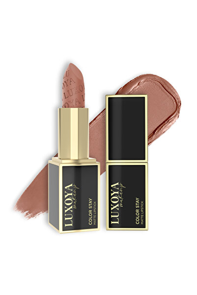 LUXOYA makeup COLOR STAY matte lipstick 01, 4.2g