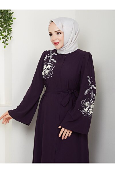 ESLEMNUR Casual Daisy Patterned White Pearl Stone Ferace