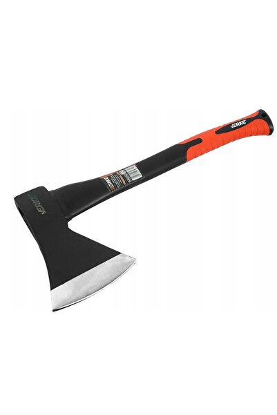 VERKE Universal axe 1 Kg, very resistant fiberglass handle, forged,