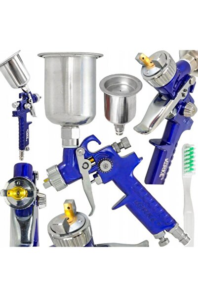 VERKE Pistol de vopsit profesional cu rezervor HVLP 125ml 0.8mm
