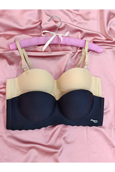 Love Angels Laser Cut Stitch-Free Bra, Padded Non-Marking Underwire-Free Bra Set of Two