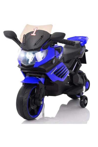 Toybox Children's Electric Motorcycle 12V with USB, Light & Music, 2 Motors (suitable up to 1-6 years)
