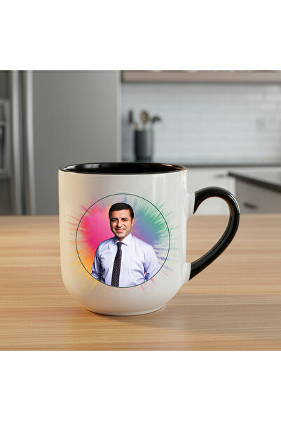 ZERYA Selahattin Demirtaş Inner Black Elite Mug - Selahattin Demirtaş Elite Mug