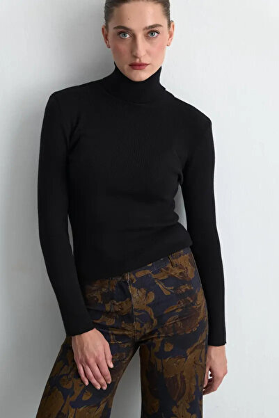 Gusto Anka Collection Canvas Bell Bottom Trousers - Navy Blue