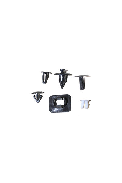 ASTA Clip set, plastic car clips, compatible with Nissan, 408 pieces,