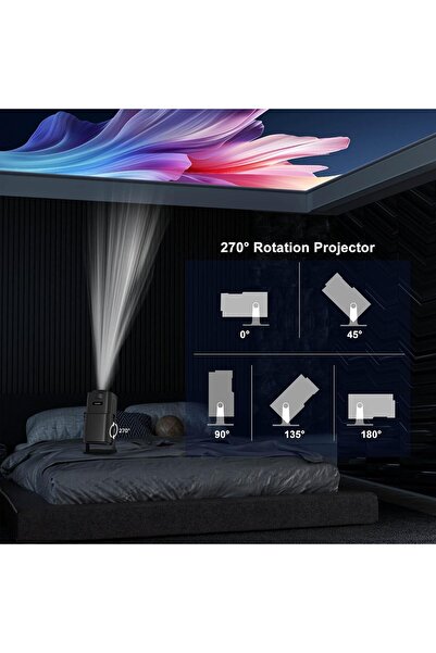 Generic Salange HY320PRO Max Smart Projector – 1080P Native (4K Support), 20000 Lumen, WiFi & Bluetooth